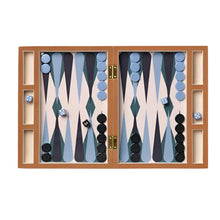 Cargar imagen en el visor de la galería, Lacquered - Juego de Backgammon Azul
