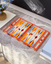 Cargar imagen en el visor de la galería, Lacado - Juego de Backgammon Rojo
