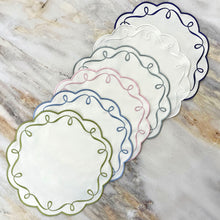 Cargar imagen en el visor de la galería, Ribbon Twirl - Individual Azul Hielo (Juego de 4)