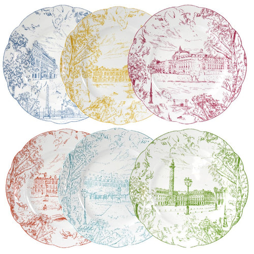 Tout Paris - Platos Llanos (Juego de 6)