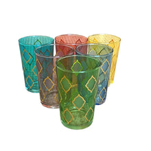 Cargar imagen en el visor de la galería, Diamante - Vasos de Té Colores Surtidos (Juego de 6)