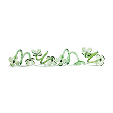Cargar imagen en el visor de la galería, Botanica - Servilleteros de Vidrio Flor Verde (Juego de 4)
