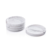 Cargar imagen en el visor de la galería, Mármol - Posavasos Volakas Blanco (Juego de 4)