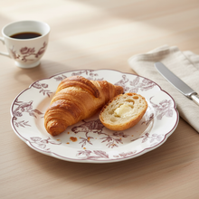 Cargar imagen en el visor de la galería, Albertine Prune - Bread &amp; Butter Plate con pan