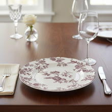 Cargar imagen en el visor de la galería, Albertine Prune - Dinner Plate ambientado