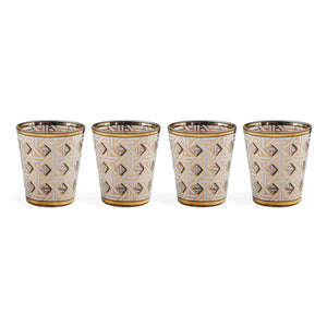 Basketweave - (Juego de 4 Vasos)