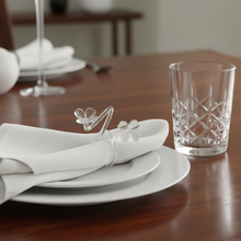 Cargar imagen en el visor de la galería, Botanica Clear Napkin Ring - Close-up