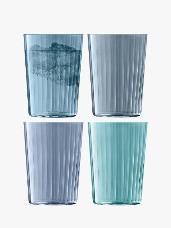 Gemas - Vaso Azul (Set de 4)