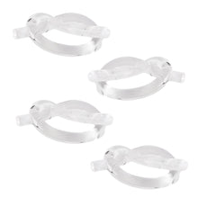 Cargar imagen en el visor de la galería, Lucite - Servilletero Nudo Transparente (Juego de 4)