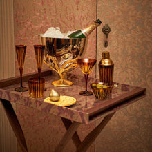 Cargar imagen en el visor de la galería, Prism - Copas de Champagne Ámbar (Juego de 4)