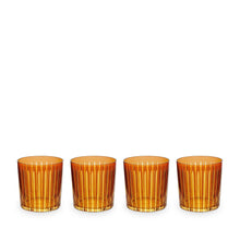 Cargar imagen en el visor de la galería, Prism - Vasos Cortos para Whiskey Tipo DOF Ámbar (Juego de 4)
