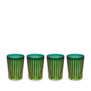 Prism - Vasos Altos Color Verde (Juego de 4)