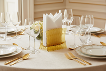 Cargar imagen en el visor de la galería, Vanity Napkin Holder Saffron Yellow - Lifestyle