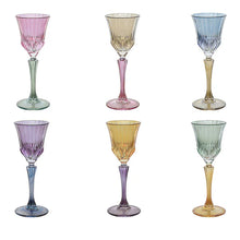 Cargar imagen en el visor de la galería, Ada - Copas de Licor Colores (Juego de 6)