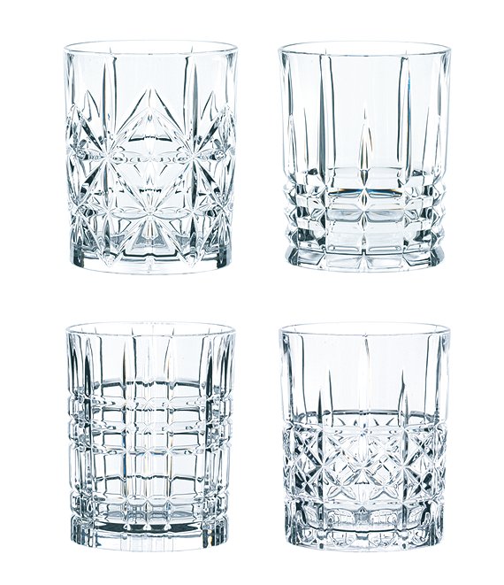 Highland - Vasos Cortos Mixtos (Set de 4) -345 ml
