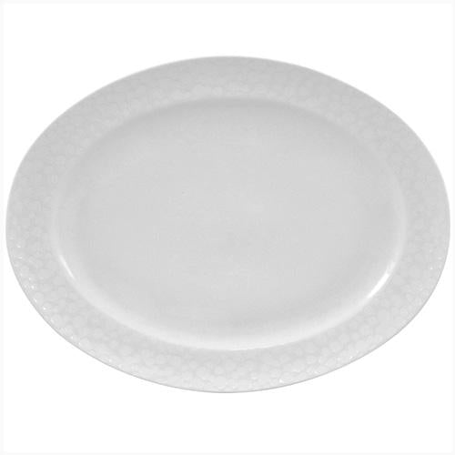 Stravaganza White - Bandeja Oval Olympus 39 cm