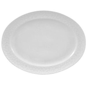 Stravaganza White - Bandeja Oval Olympus 35 cm