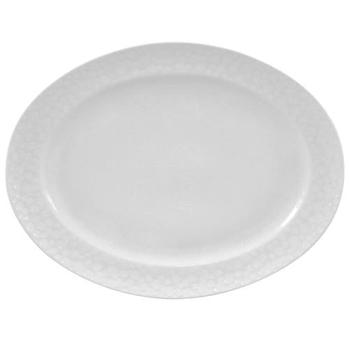 Stravaganza White - Bandeja Oval Olympus 35 cm