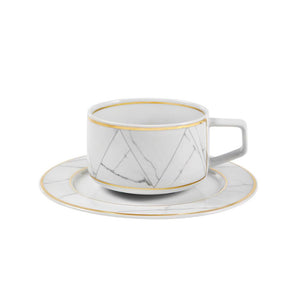 Carrara - Taza de Té/Plato