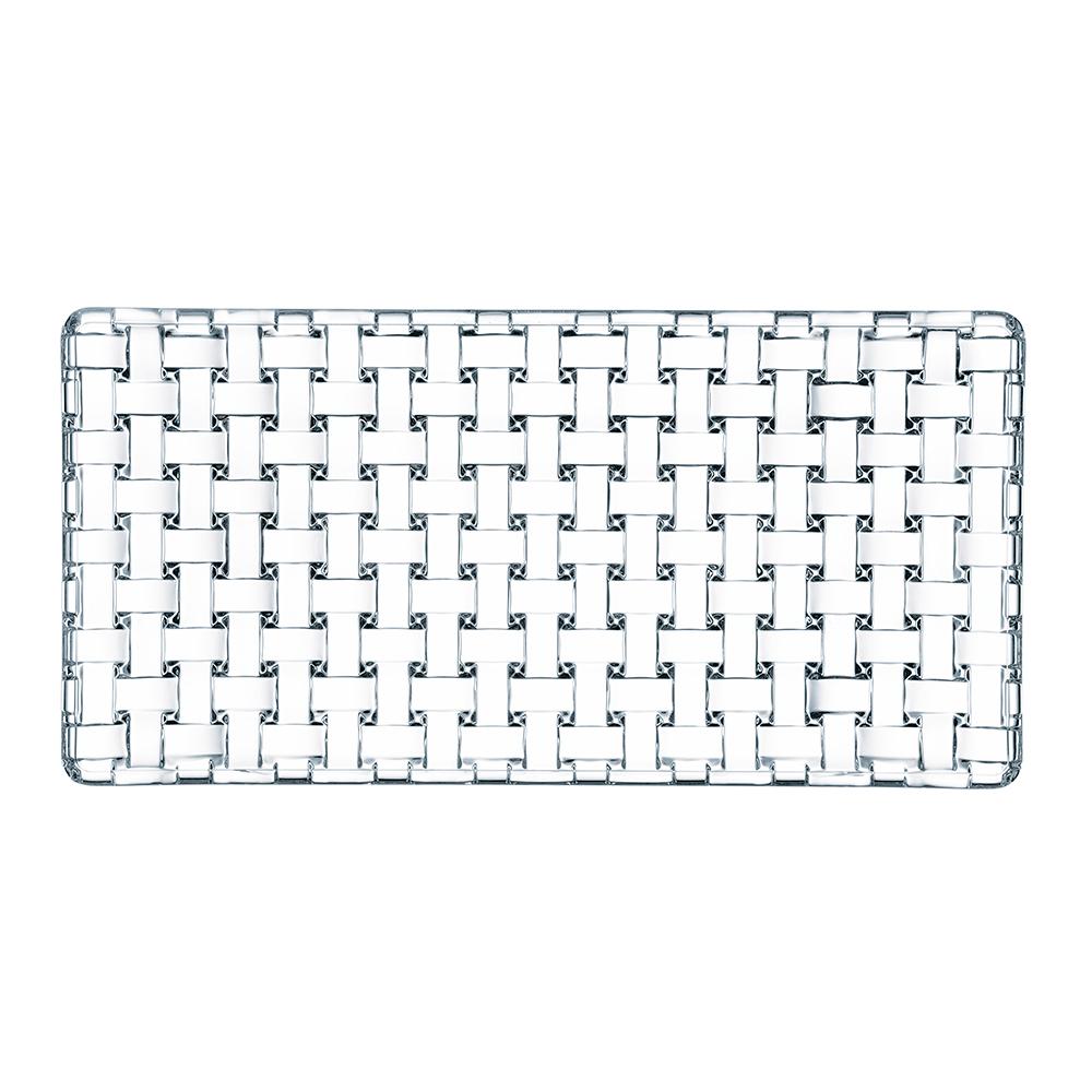 Bossa Nova - Plato Rectangular - Cristal