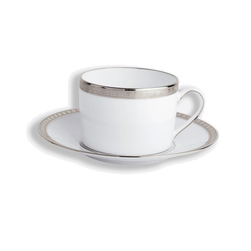 Athena Platinum - Taza de Té/Plato