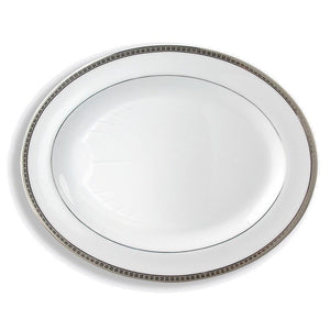 Athena Platinum - Bandeja Oval 43 cm.