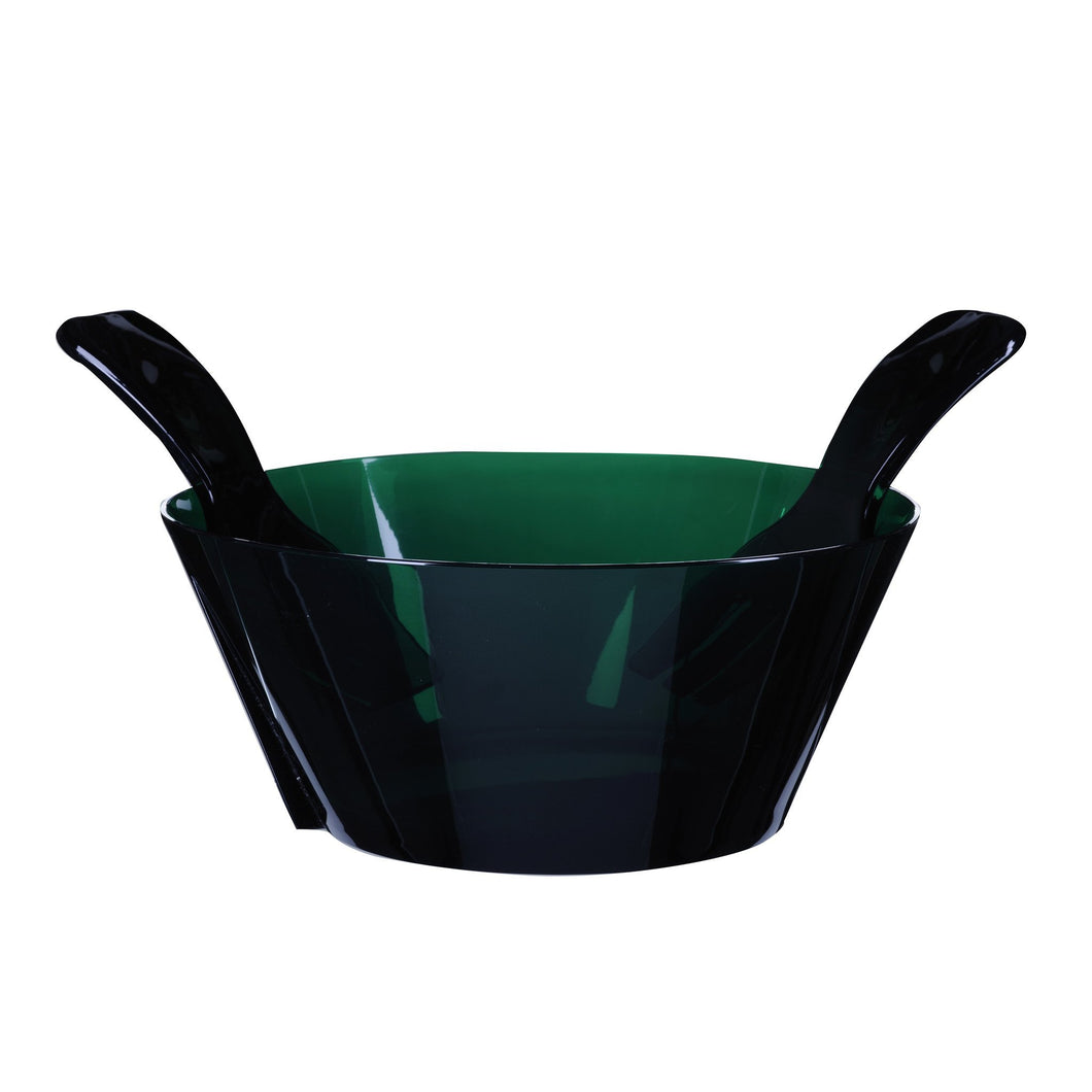 Fulmine - Ensaladera con Piezas de Servir Verde