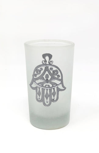 Vaso de Té  Hamsa Silver  (Set de 6)