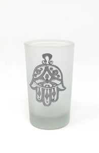 Vaso de Té  Hamsa Silver  (Set de 6)