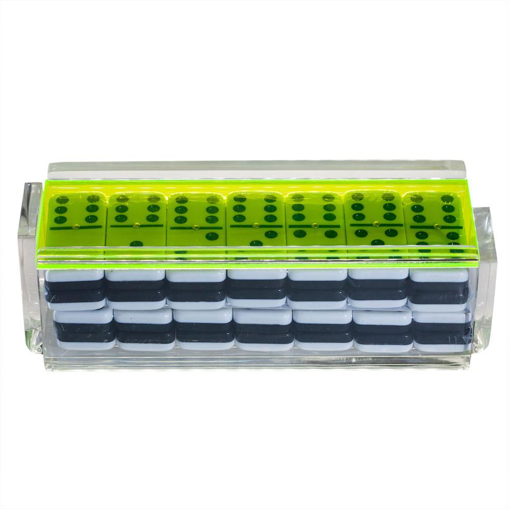 Juego Domino El Tigre Neón Verde