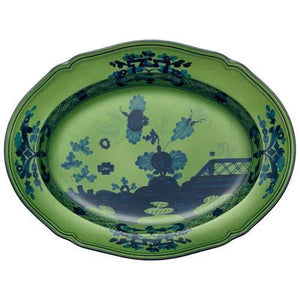 Oriente Italiano Malachite - Bandeja Oval Plana L