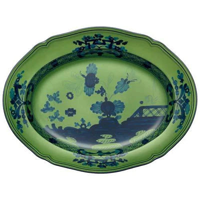 Oriente Italiano Malachite - Bandeja Oval Plana L