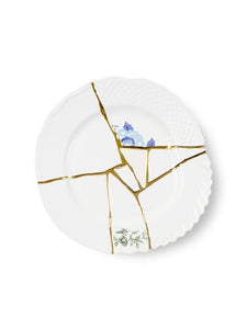 Kintsugi-Plato Llano C/Flor