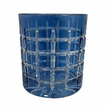 Cargar imagen en el visor de la galería, Vaso Corto Cuadros Azul Claro