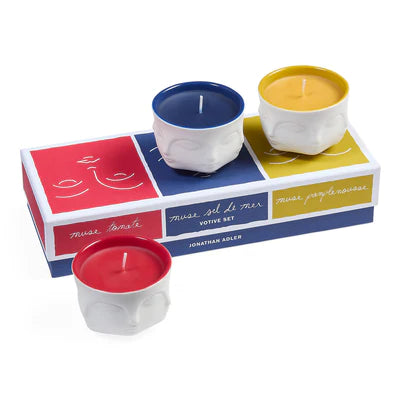 Muse Colores- (Juego de 3 Velas) Sel de Mer