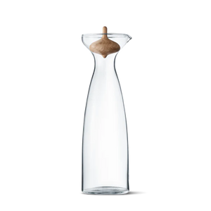 Alfredo - Jarra- Roble, Vidrio Transparente