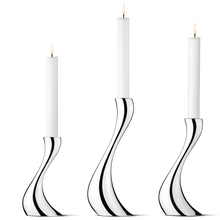 Cargar imagen en el visor de la galería, Cobra - Candelabros, Pequeño, Mediano, Grande (Juego de 3)