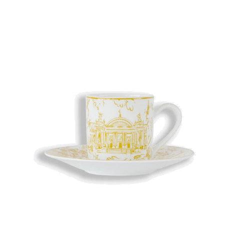 Tout Paris - Taza de Café Espresso/Plato