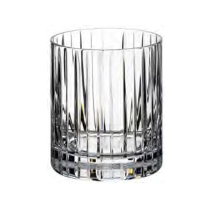 Vaso Corto Rayas Transparente